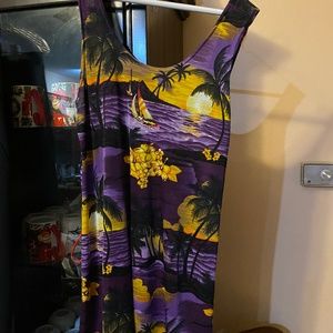 Sun Resistant Tropical Dress/Coverup